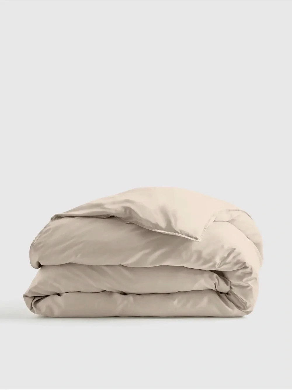 Quince Bamboo Duvet Cover in Sand Full/Queen